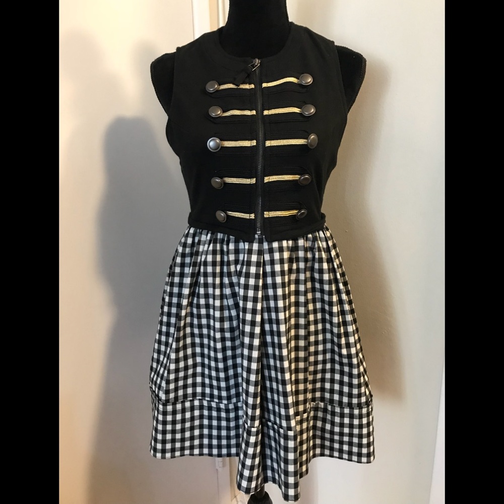 Military style dress